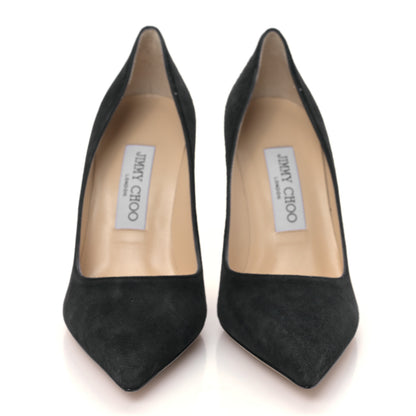 Jimmy Choo Suede Abel Pumps 36 Black 2 of 8