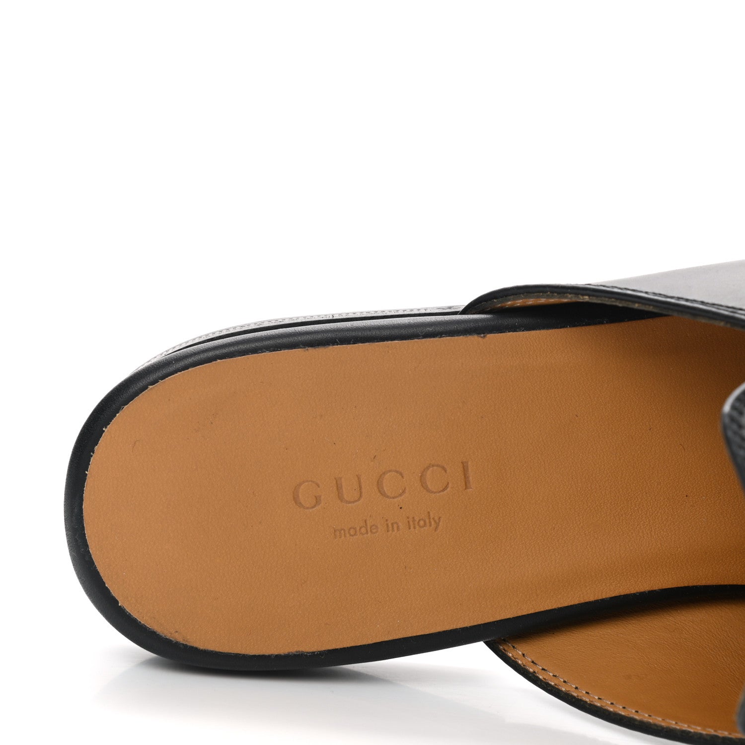 Gucci Calfskin Womens Princetown Slippers 38 Black 6 of 7