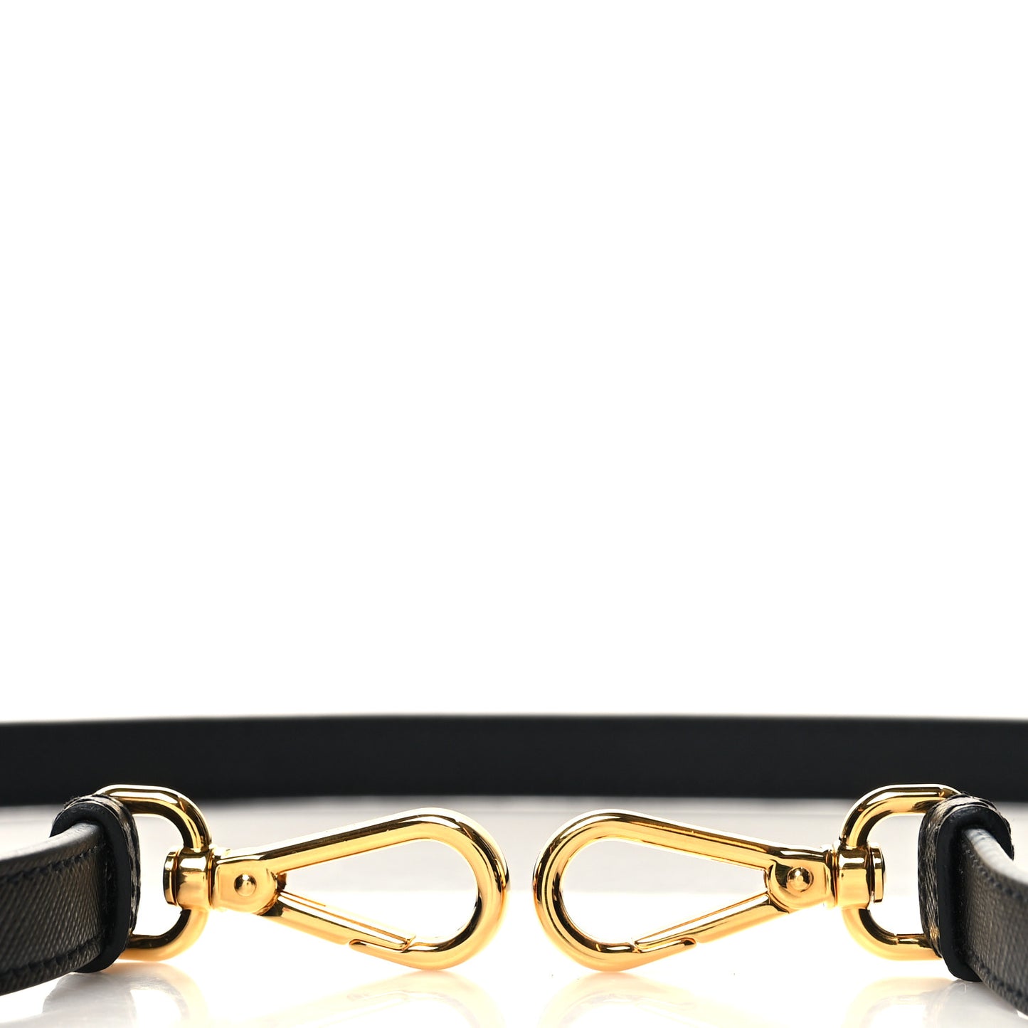 Saffiano Shoulder Strap Black