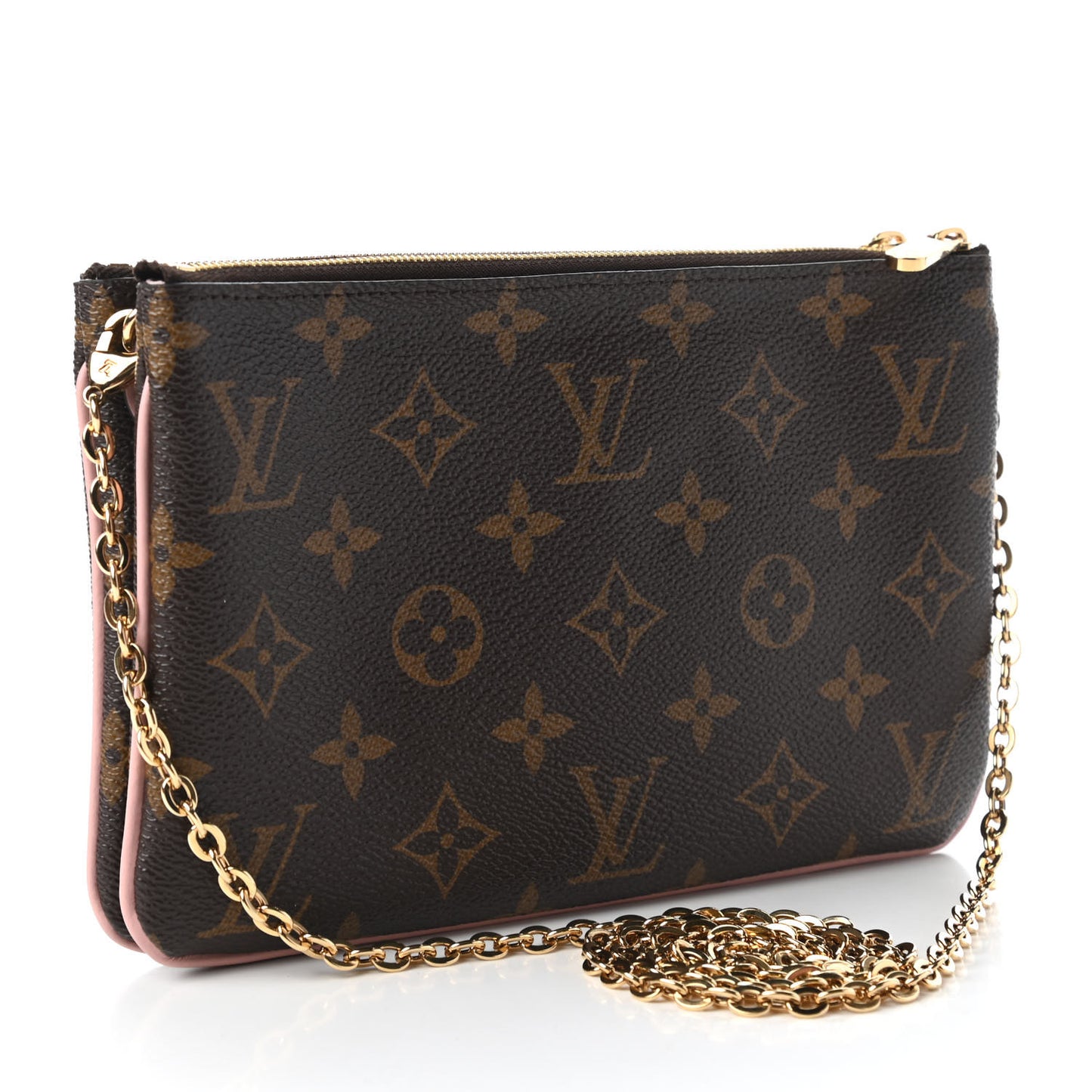 Monogram Blooming Flowers Double Zip Pochette