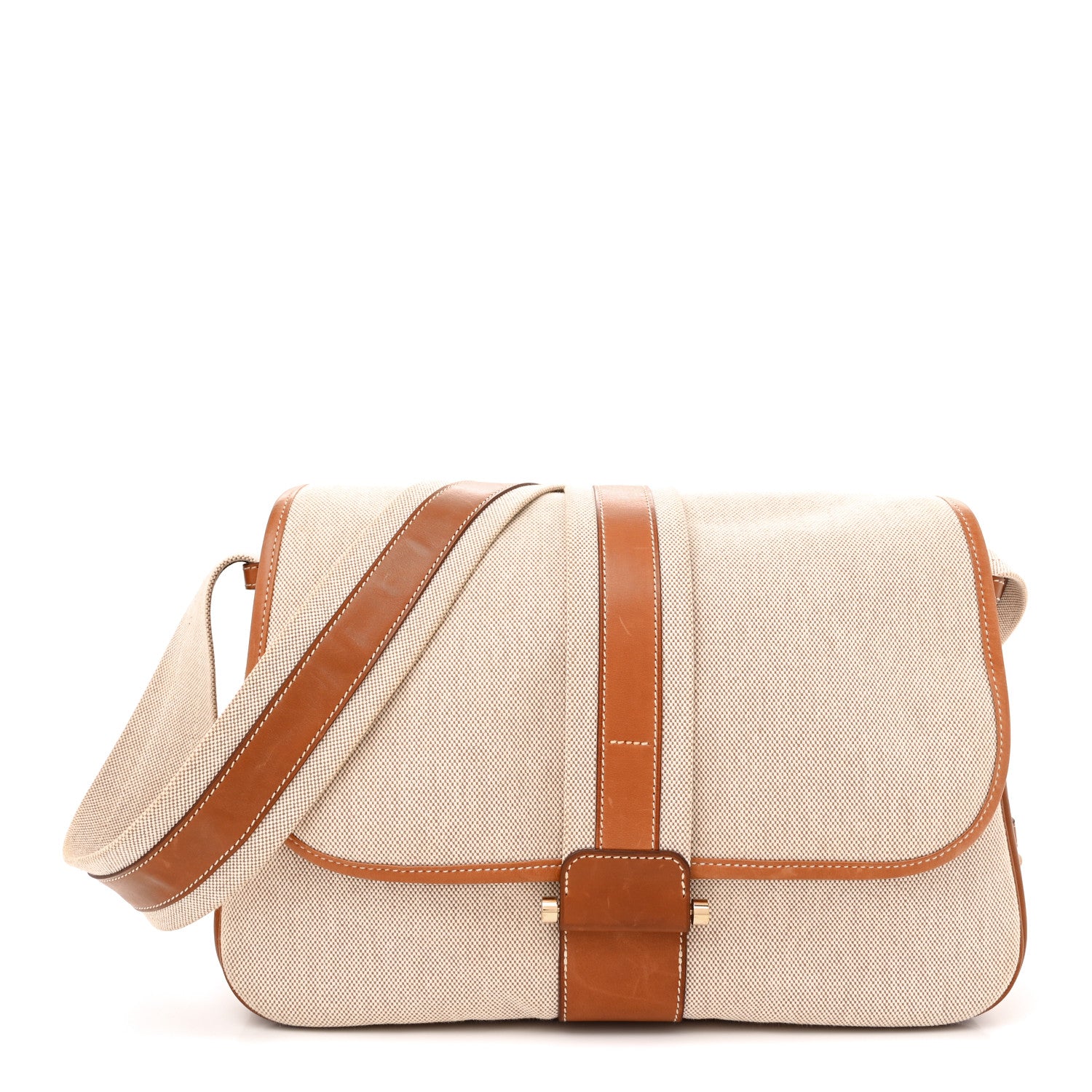 Hermes Toile Barenia Bourlingue Fauve 1 of 17