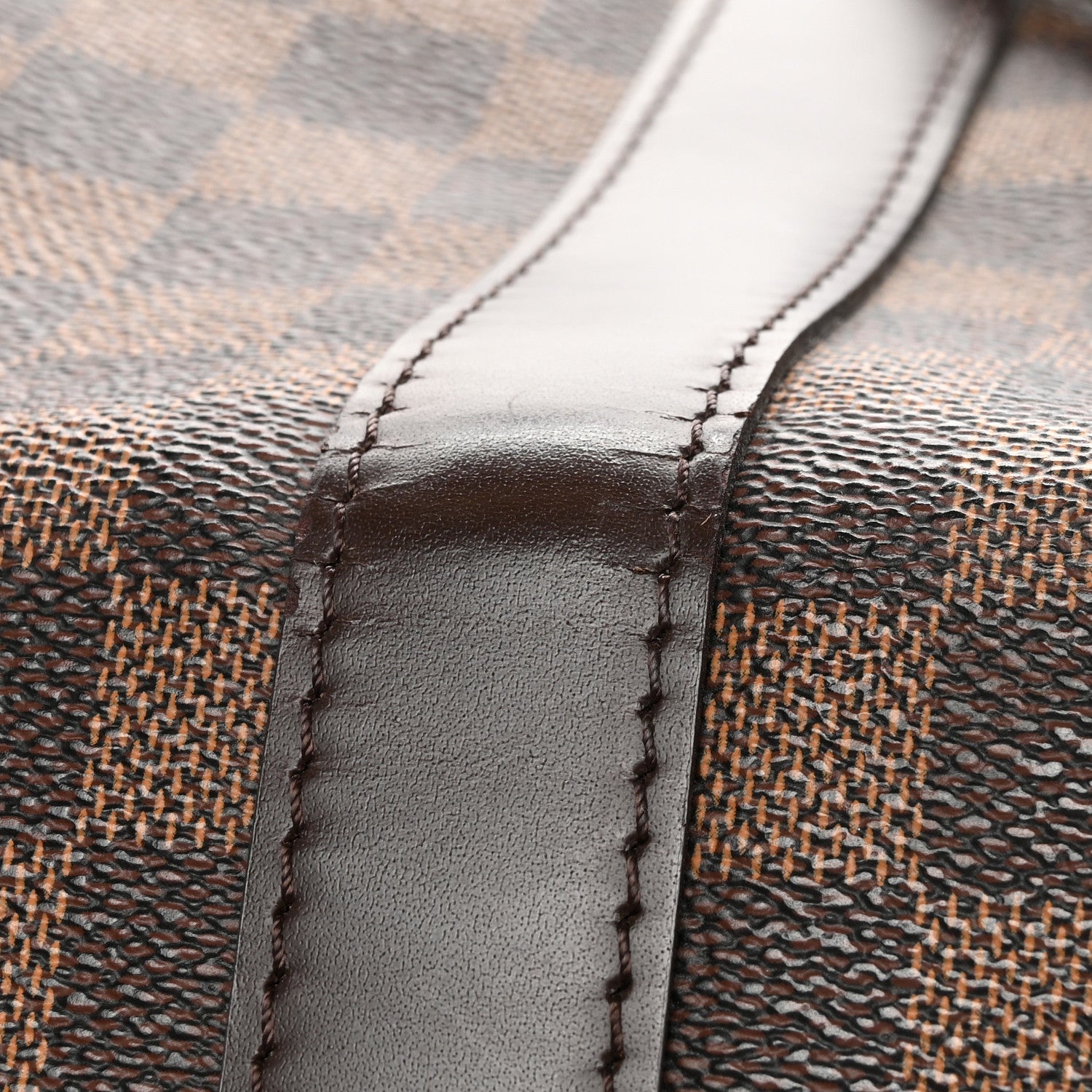 Louis Vuitton Damier Ebene Keepall Bandouliere 55 11 of 12