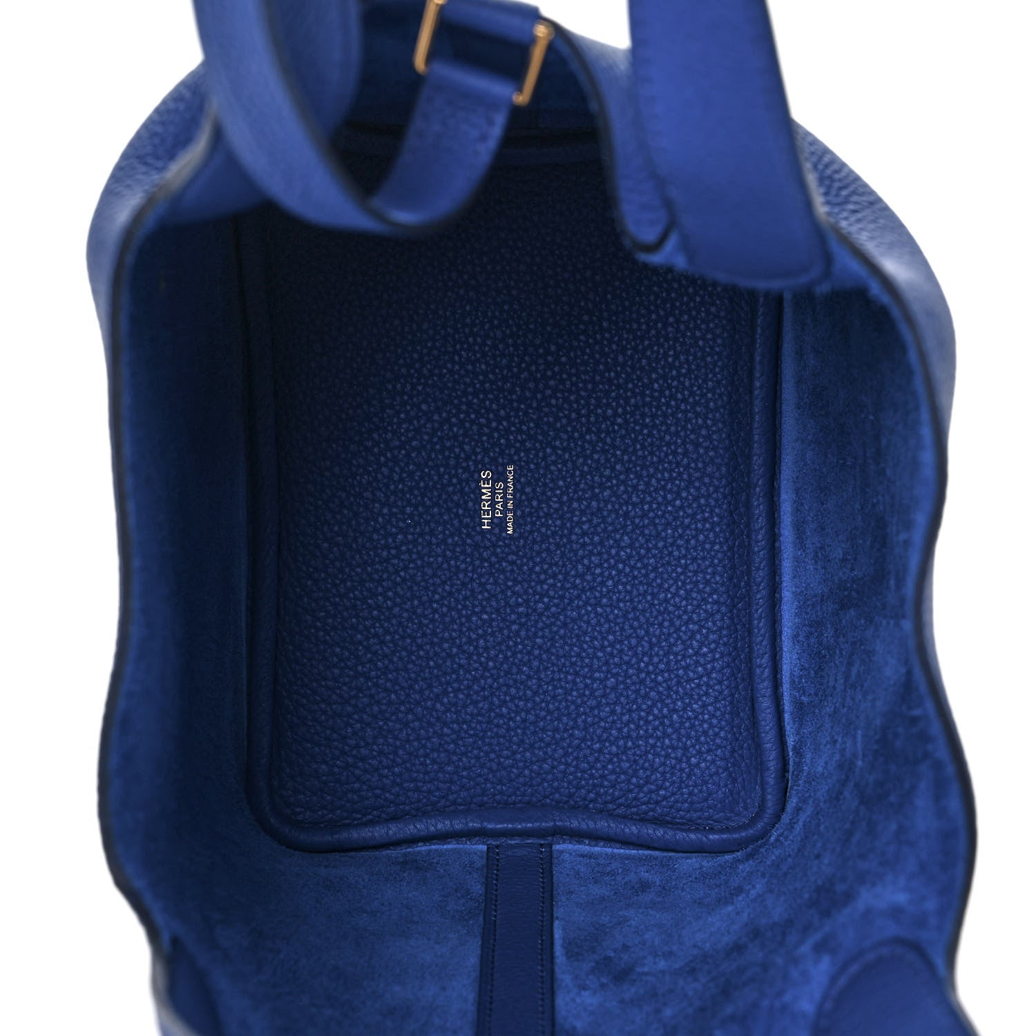 Hermes Taurillon Clemence Picotin Lock 18 PM Bleu Royal 5 of 11