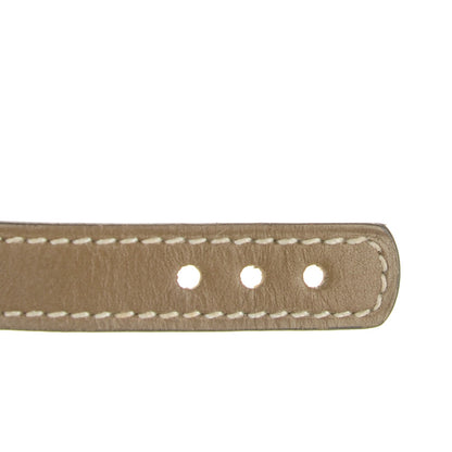 Hermes Tadelakt Looping Double Tour Bracelet Etoupe 7 of 7