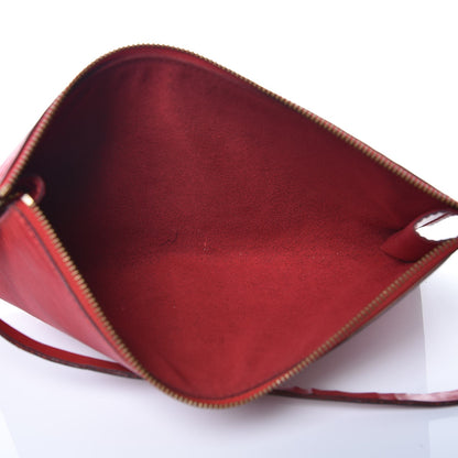 Louis Vuitton Epi Pochette Accessories 24 Castillan Red 5 of 8