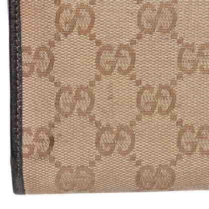 Gucci Monogram Abbey Compact Wallet Dark Brown 9 of 11