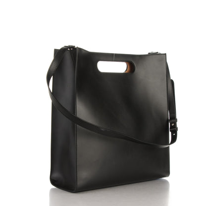 Gucci Calfskin Embossed Medium XL Tote Black 3 of 7