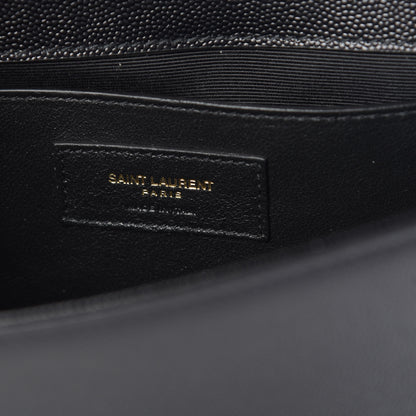 Saint Laurent Grain De Poudre Small Monogram Kate Satchel Black 6 of 11