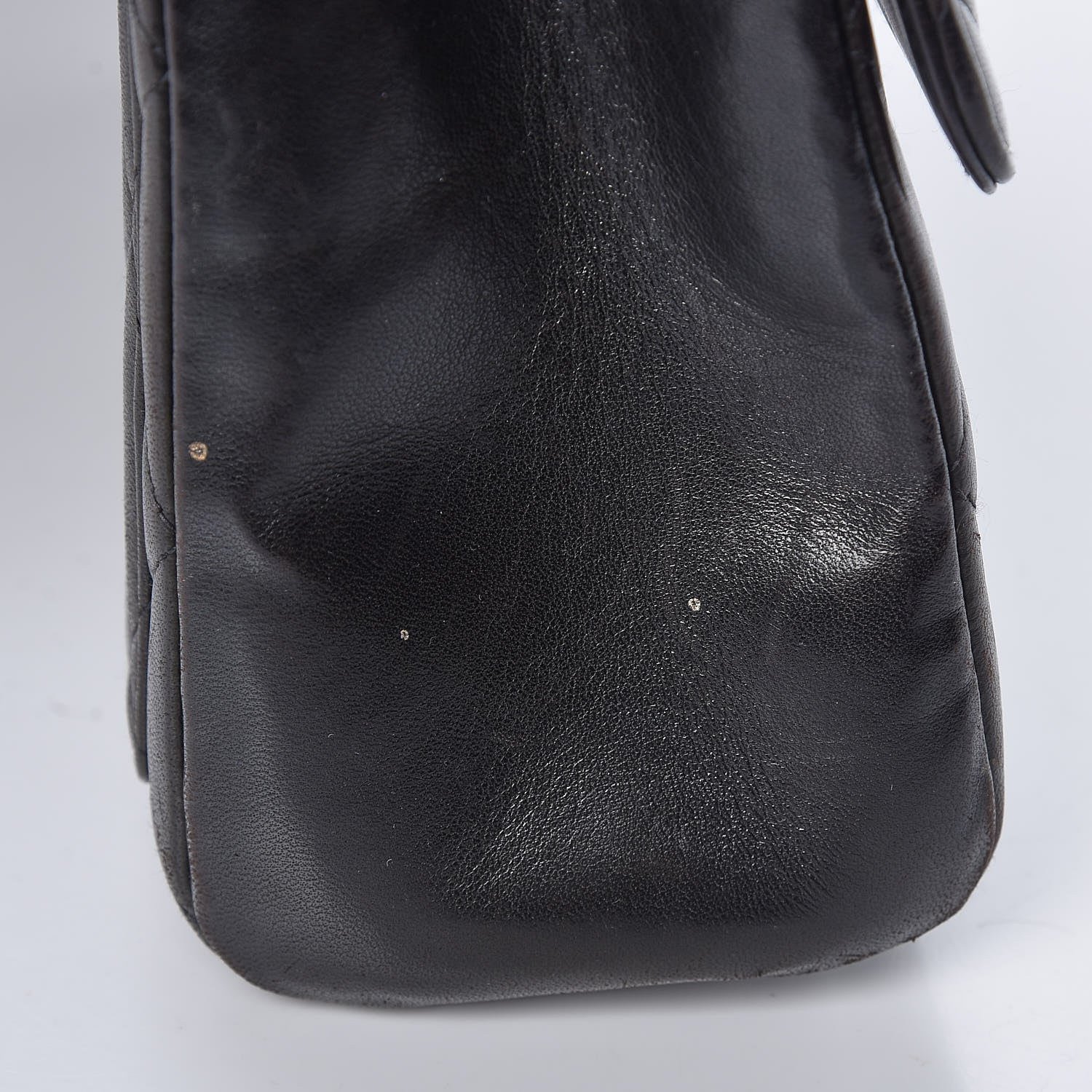 Chanel Lambskin Quilted Shoulder Bag Black 9 of 15