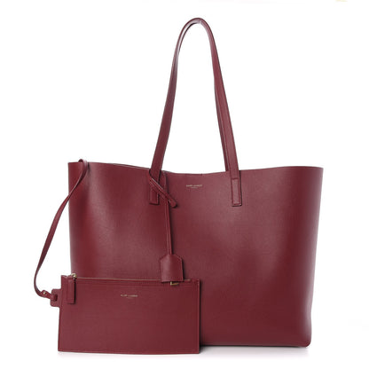 Saint Laurent Calfskin Large Shopping Tote Palissandre 1 of 10