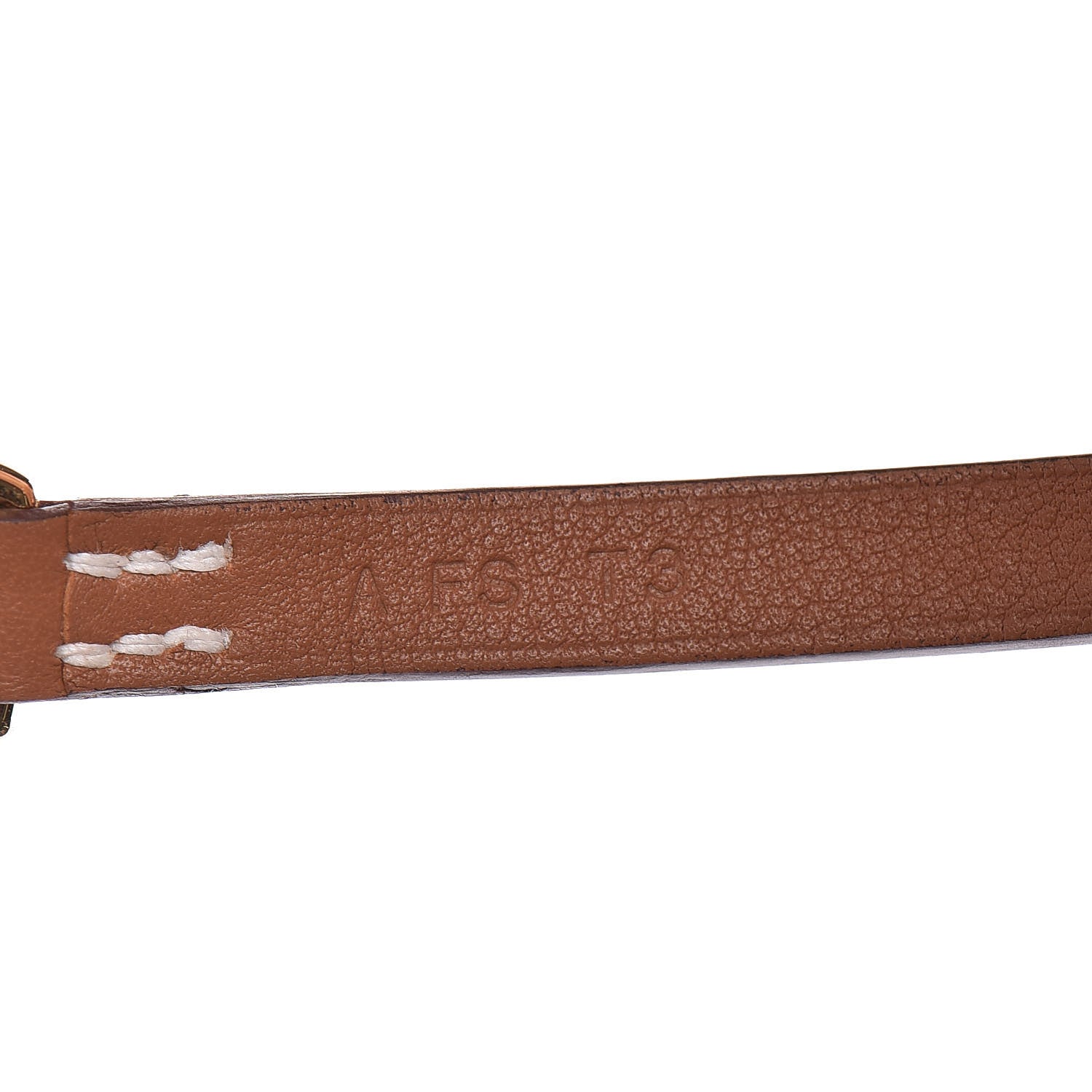 Hermes Swift Etrier Double Tour Bracelet T3 Gold 4 of 10