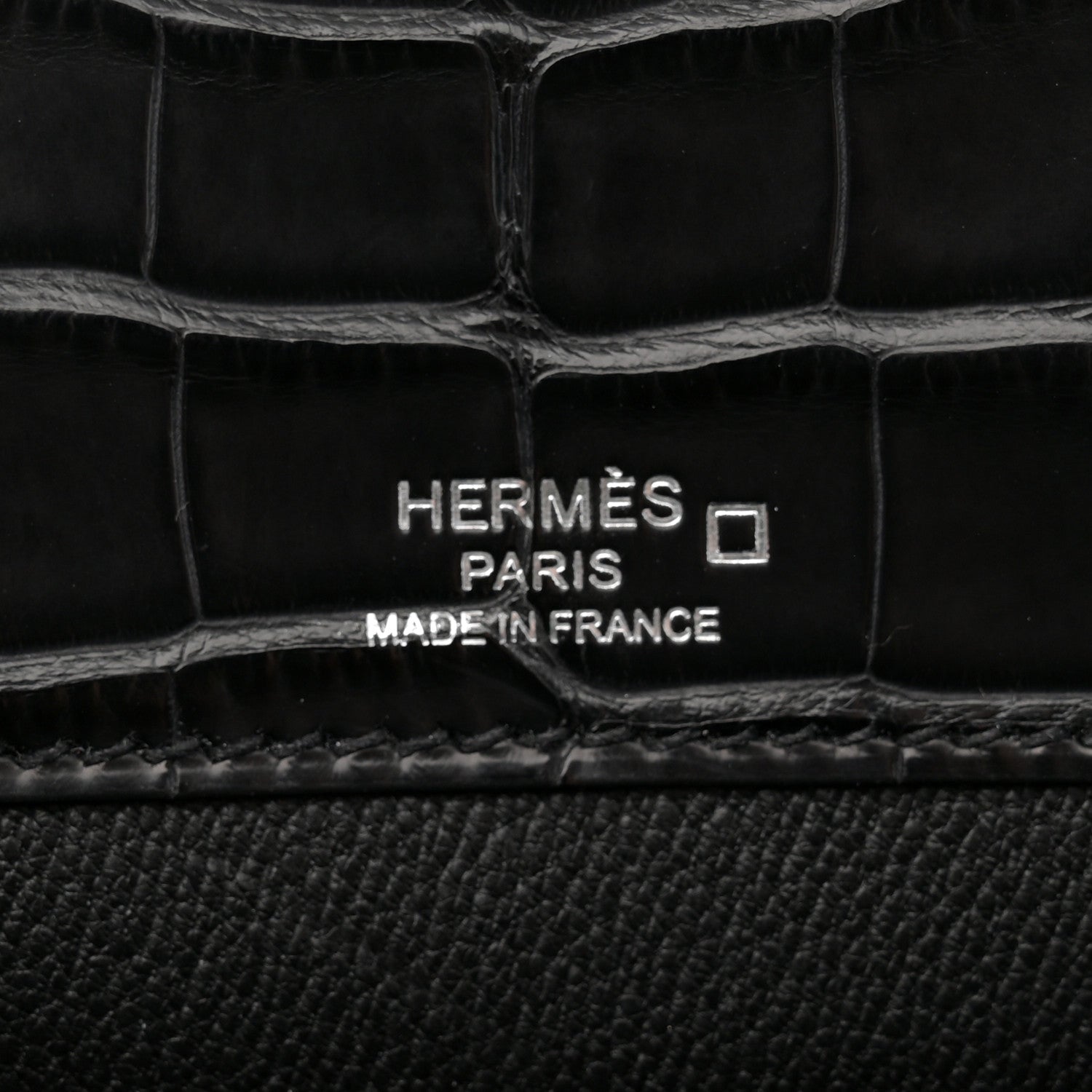 Hermes Matte Alligator Sac A Depeches 21 Messenger Bag Black 6 of 10