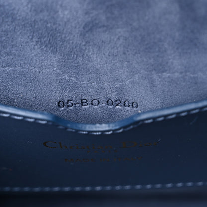 Christian Dior Box Calfskin Medium Bobby Flap Denim Blue 7 of 13