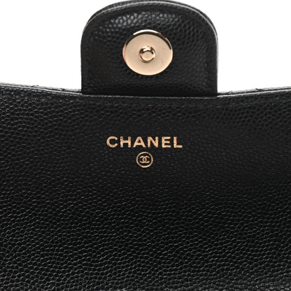 Chanel Caviar Quilted Glasses Case With Chain Black 6 of 12