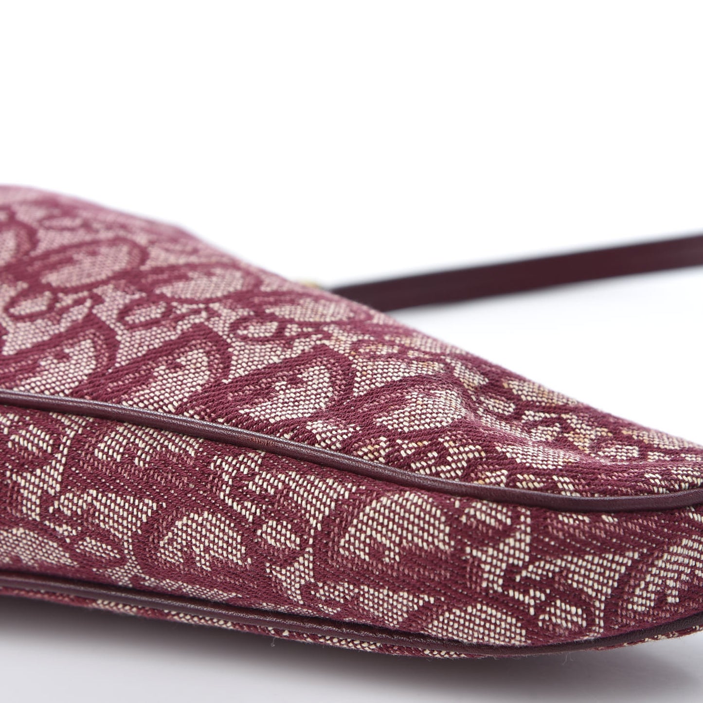 Monogram Mini Saddle Pochette Burgundy