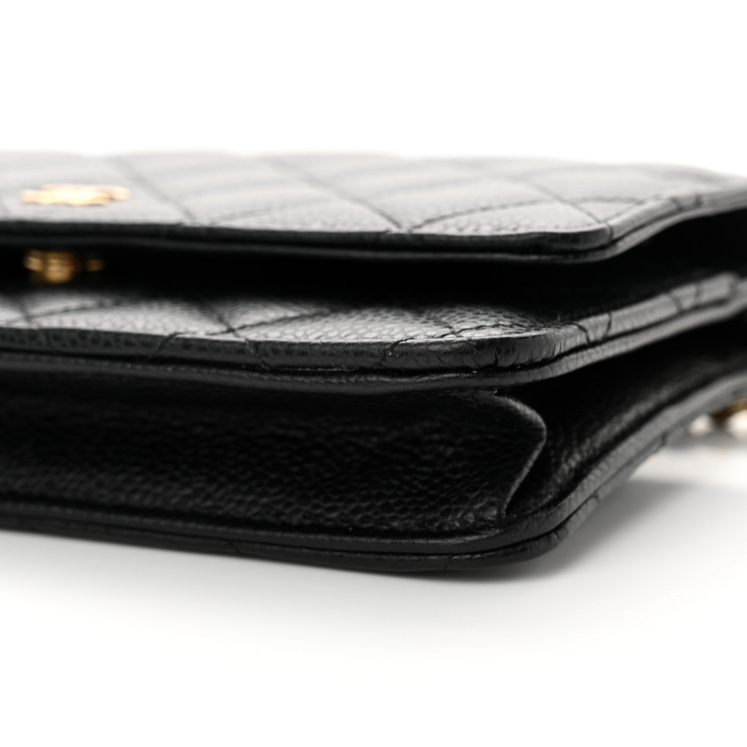 Chanel Caviar Quilted Wallet on Chain WOC Black 11 of 12
