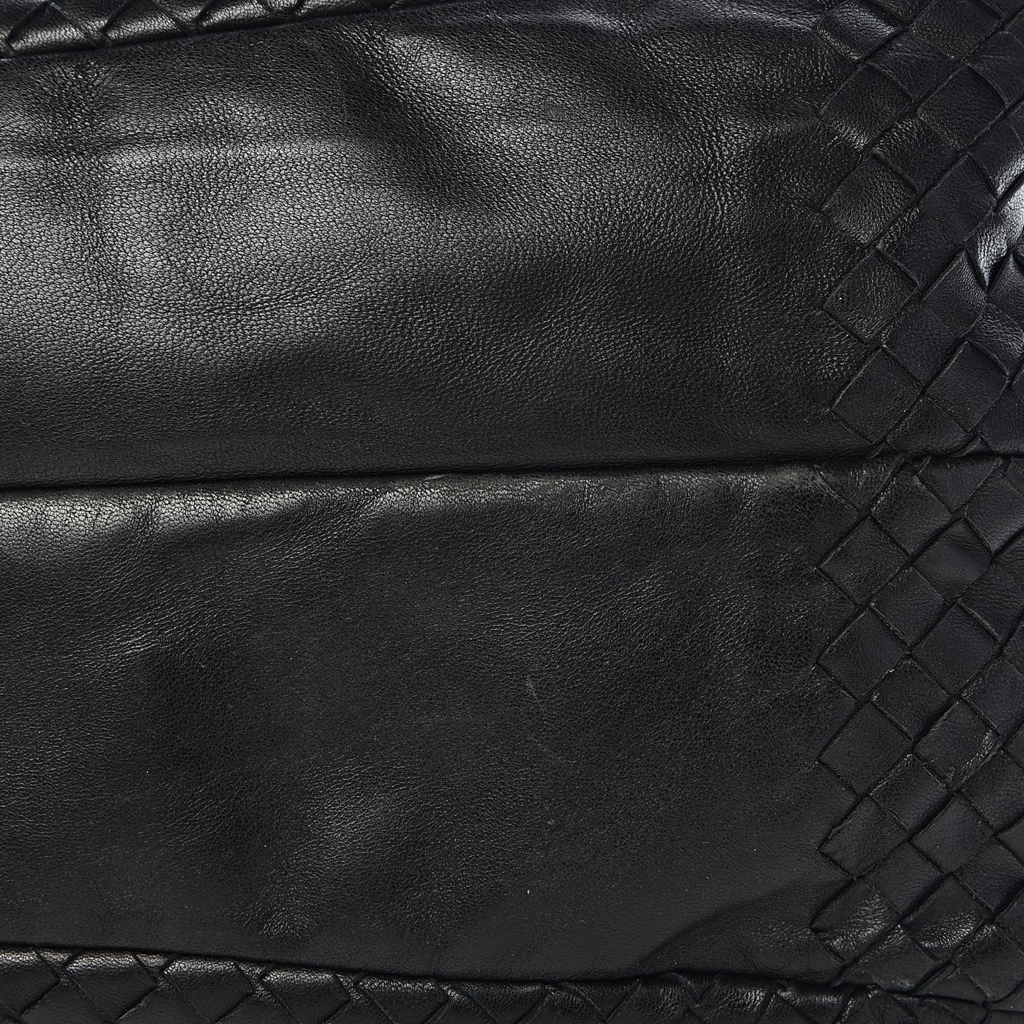 Nappa Intrecciato Large Campana Black