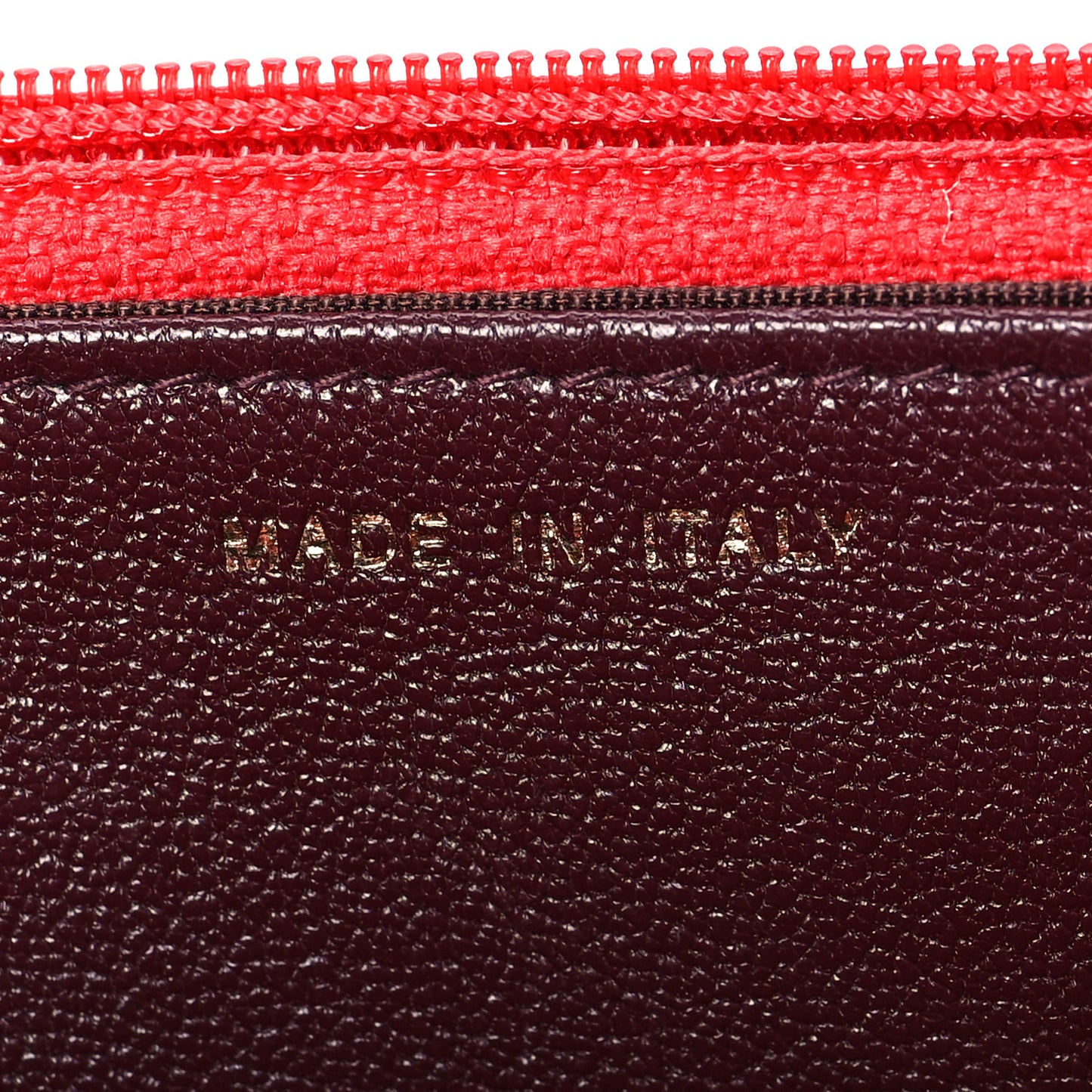 Sheepskin Quilted Mademoiselle Vintage Wallet On Chain WOC Red