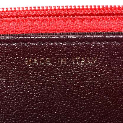 Chanel Sheepskin Quilted Mademoiselle Vintage Wallet On Chain WOC Red 7 of 10