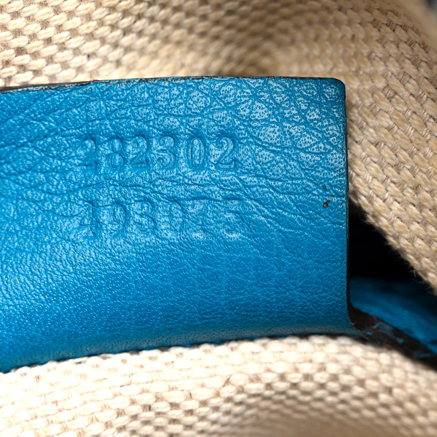 Gucci Calfskin Medium Soho Boston Riviera Blue 7 of 14