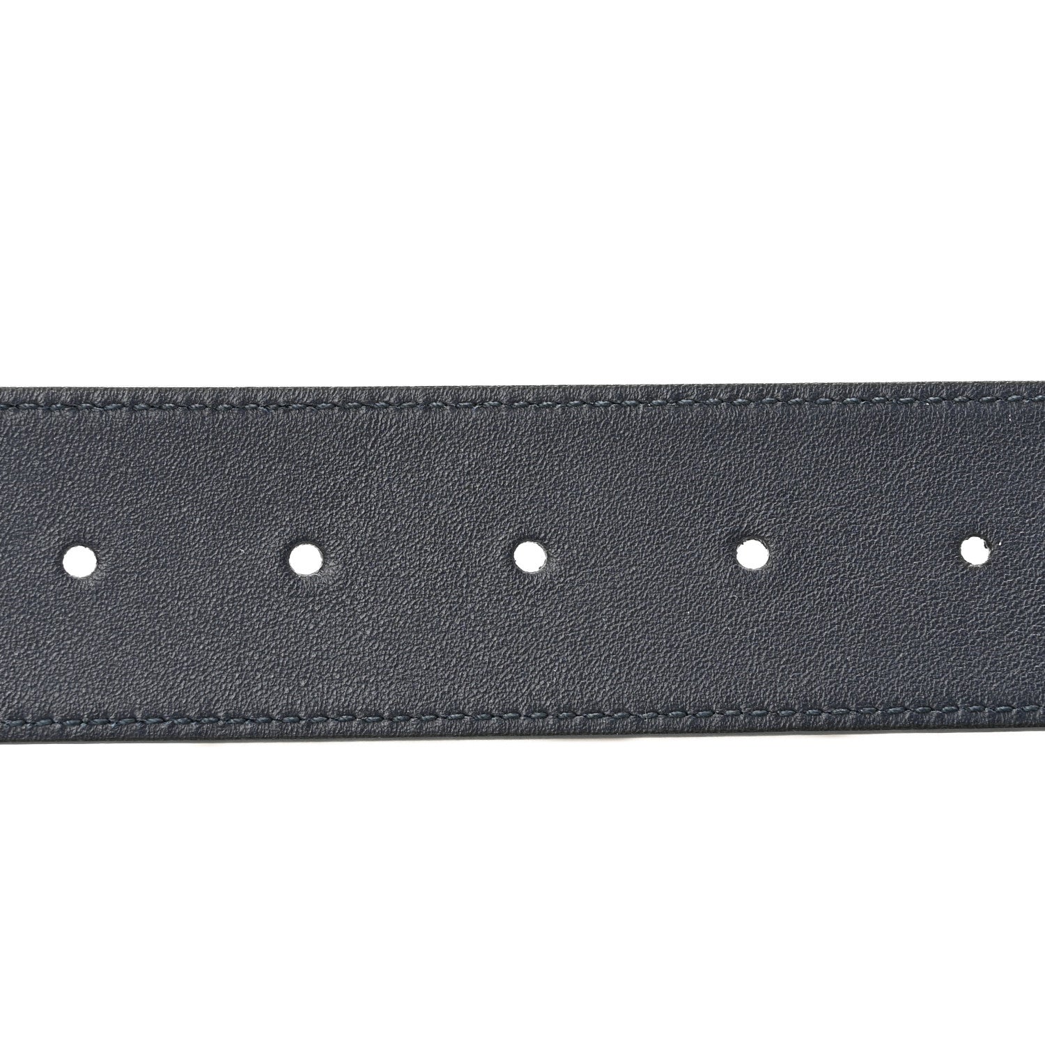 Gucci Moon Calfskin Nickel Double G 40mm Belt 75 30 Blue 4 of 6