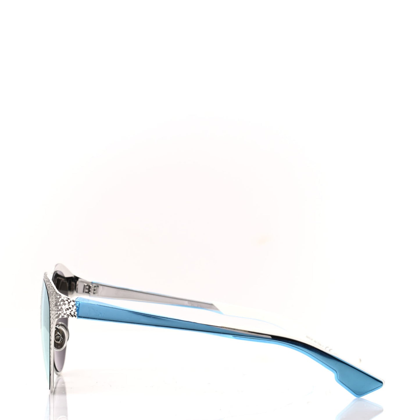Metal Mirrored Unique Limited Edition Sunglasses Silver