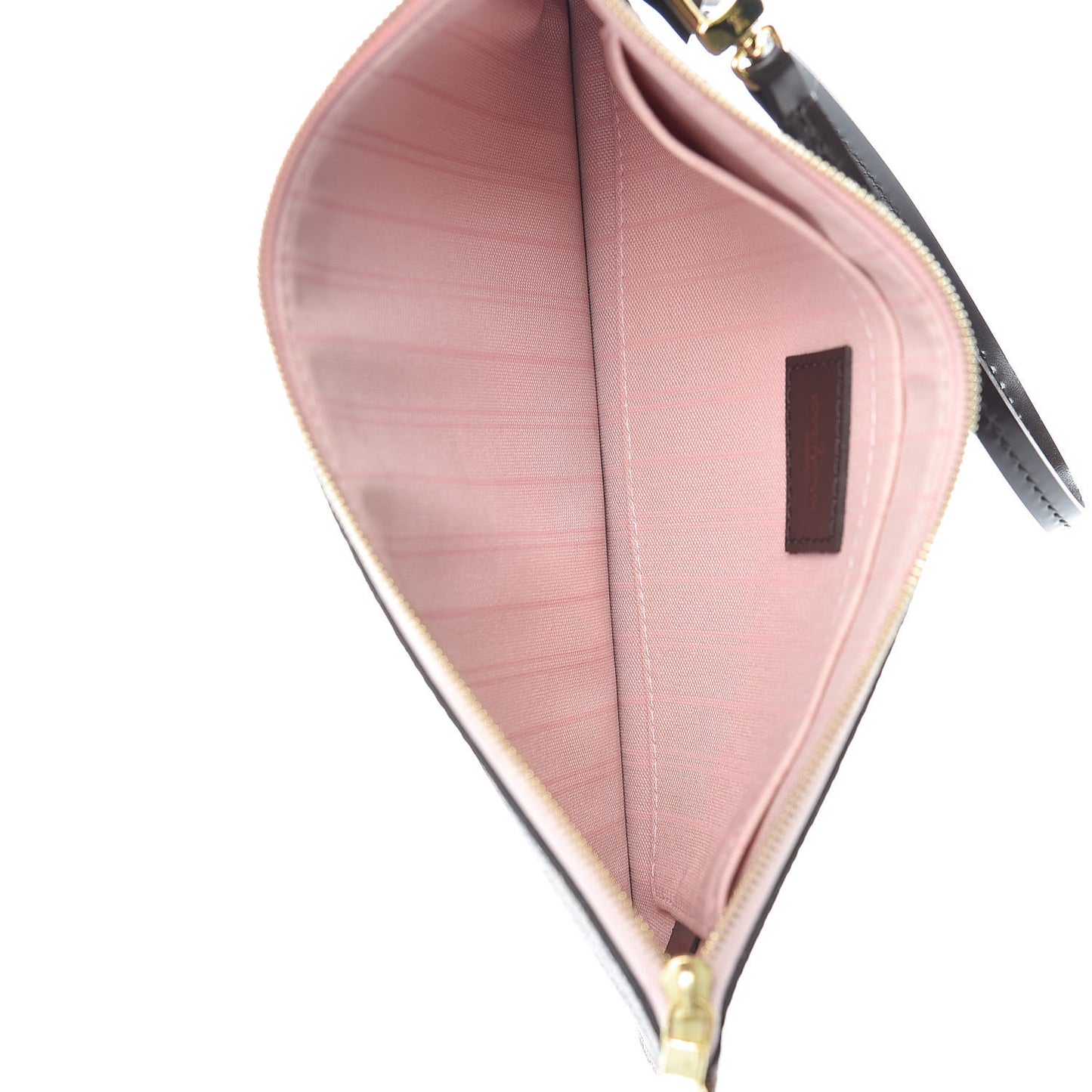 Damier Ebene Neverfull MM GM Pochette Rose Ballerine