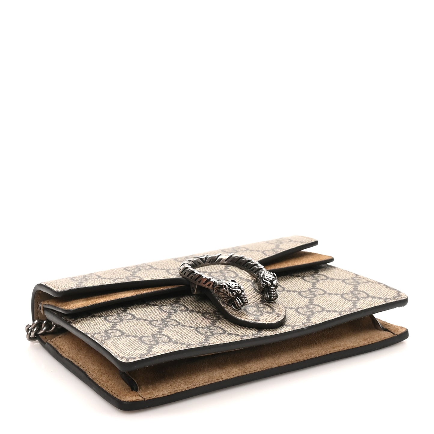 GG Supreme Monogram Super Mini Dionysus Shoulder Bag Taupe