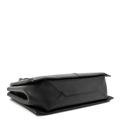 Celine Supple Natural Calfskin Medium Tri-Fold Bag Black 4 of 14