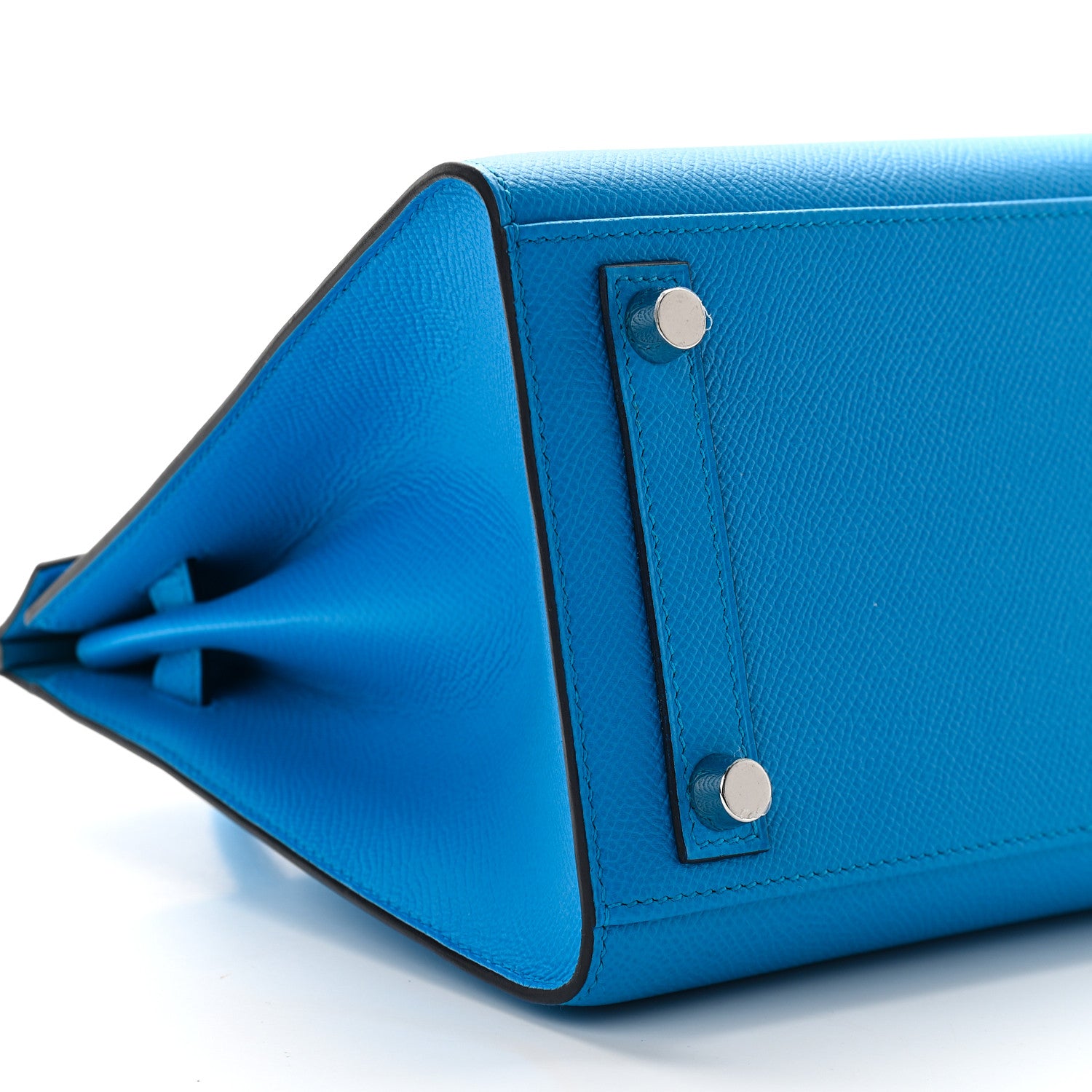 Hermes Epsom Birkin Sellier 25 Bleu Frida 9 of 12