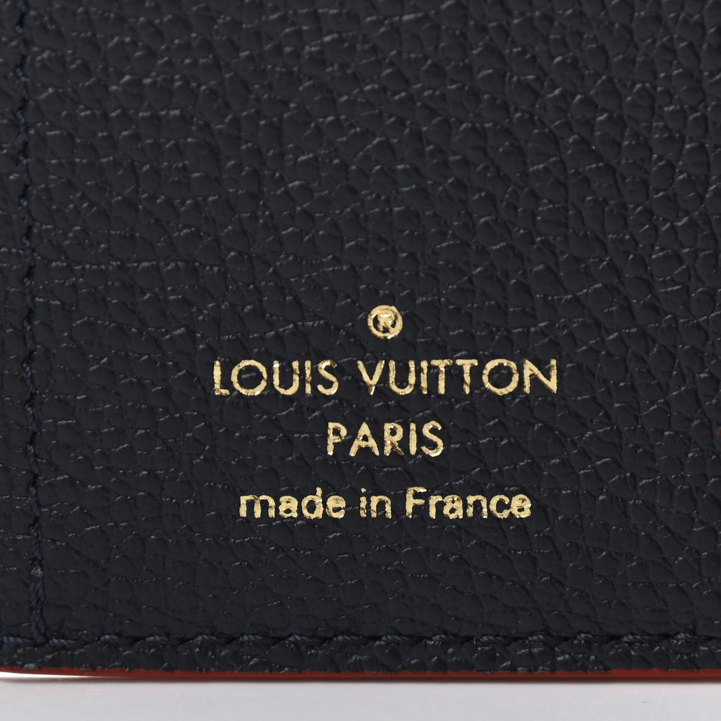 Empreinte Zoe Wallet Marine Rouge