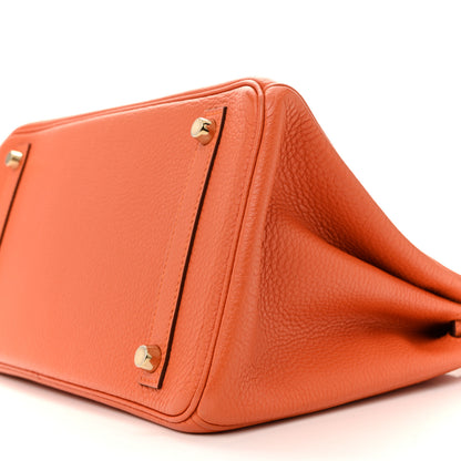 Hermes Togo Birkin 30 Orange 10 of 16