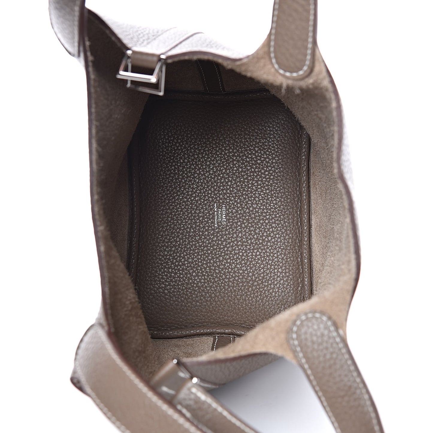 Taurillon Clemence Picotin Lock 18 PM Etoupe