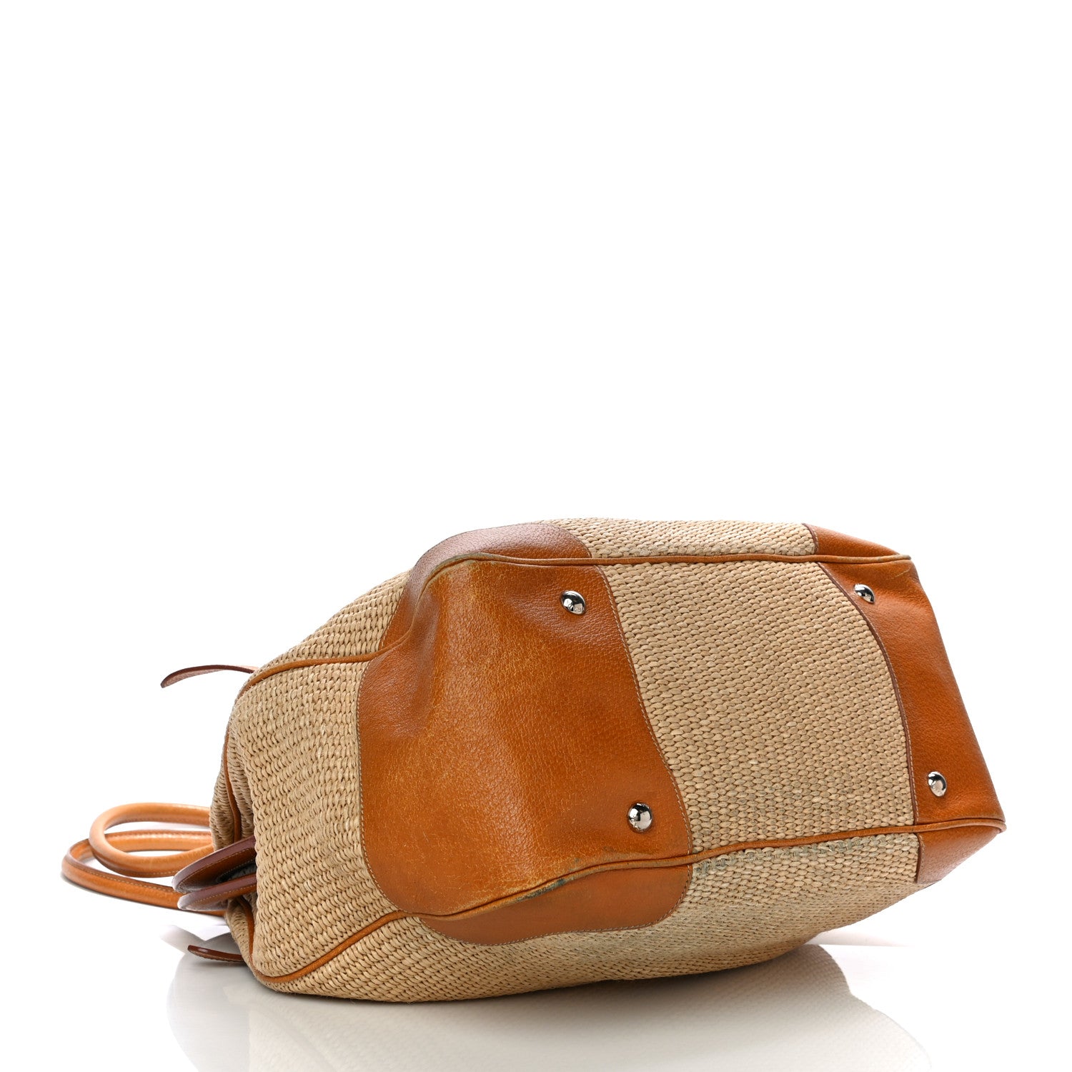 Prada Paglia Cinghiale Frame Bag Naturale Cuoio 4 of 18