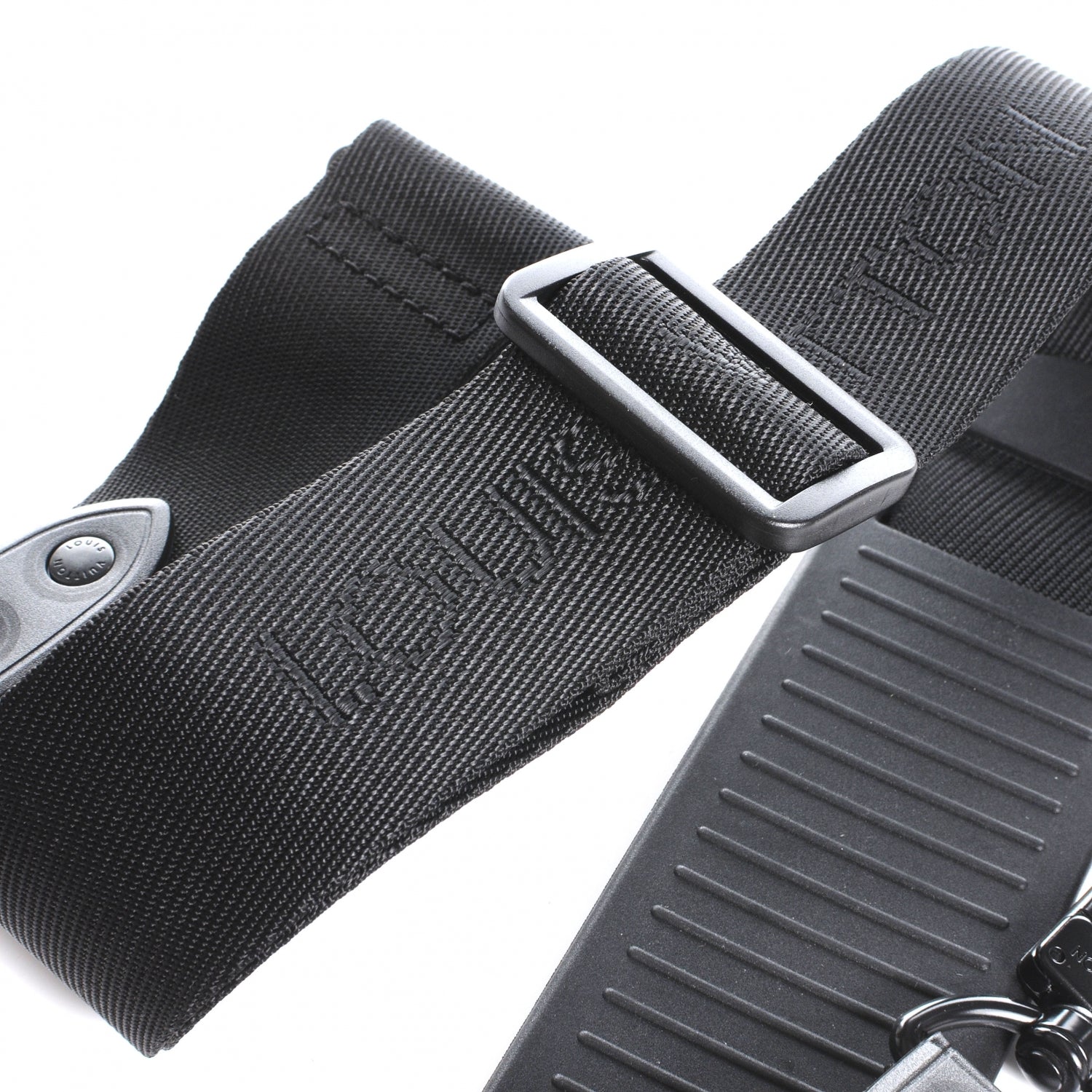 Louis Vuitton Canvas Adjustable Shoulder Strap Black 3 of 4