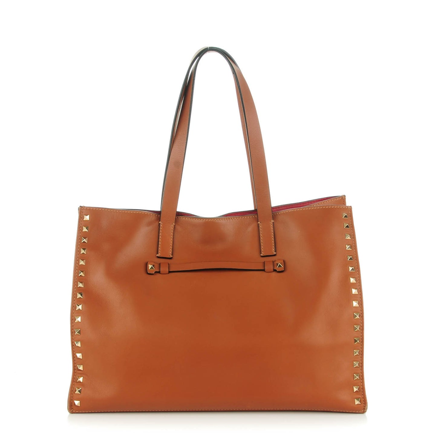 Nappa Medium Rockstud Soft Tote Light Cuir