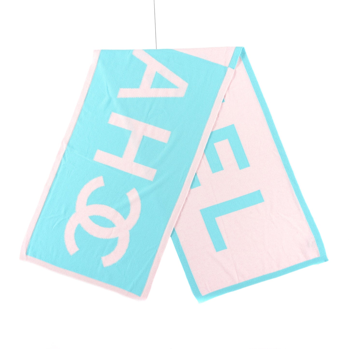 Cashmere CC Scarf Pink Blue