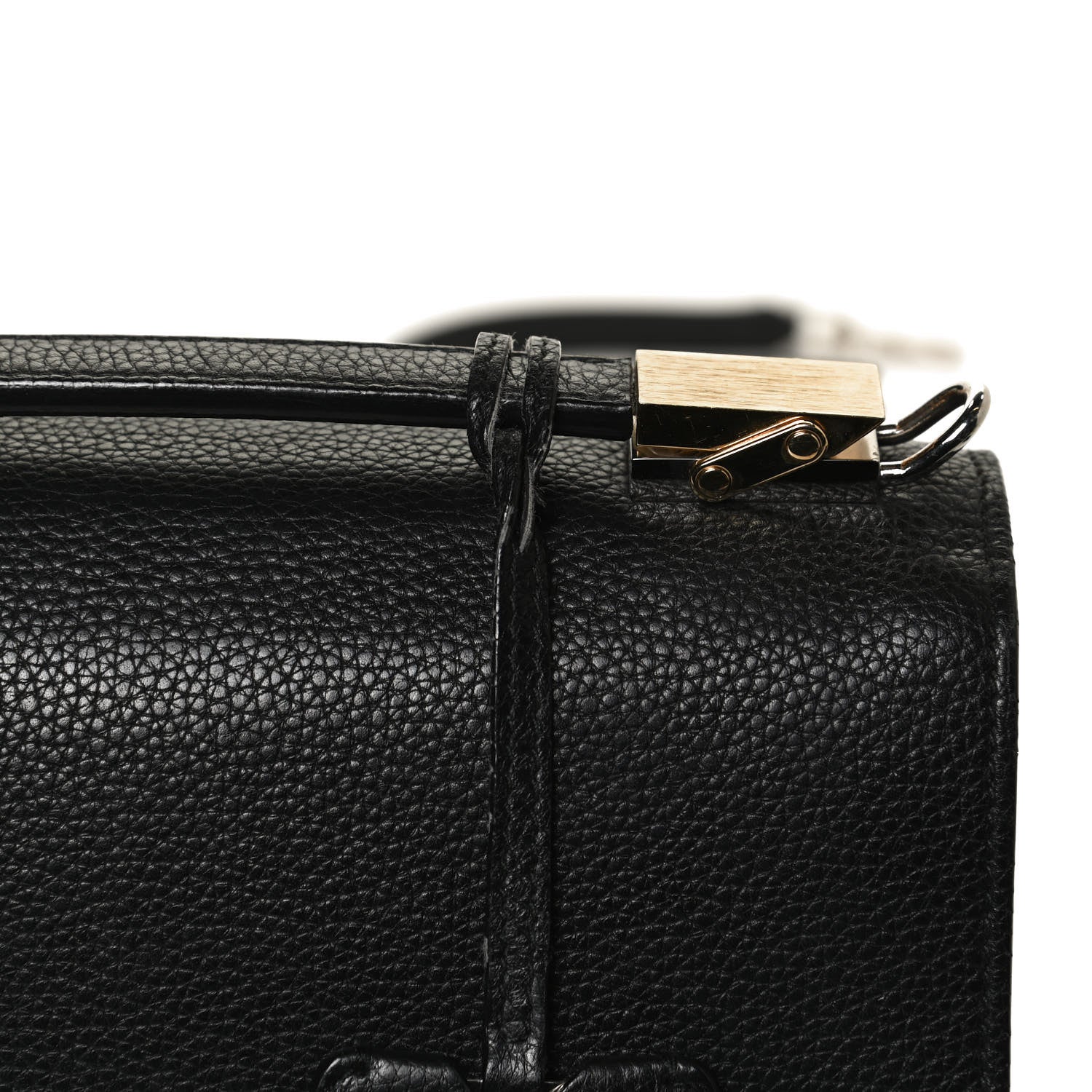 Balenciaga Grained Calfskin Le Dix Mini Soft Cartable Crossbody Black 12 of 14