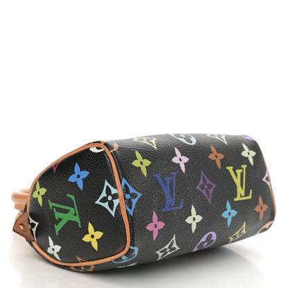 Louis Vuitton Monogram Multicolor Mini Sac HL Speedy Black 4 of 11