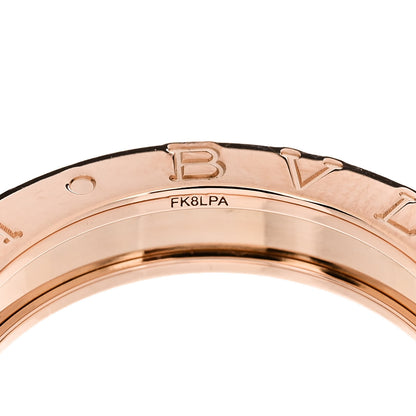 Bulgari 18K Rose Gold B.Zero1 One-Band Ring 57 8 6 of 7