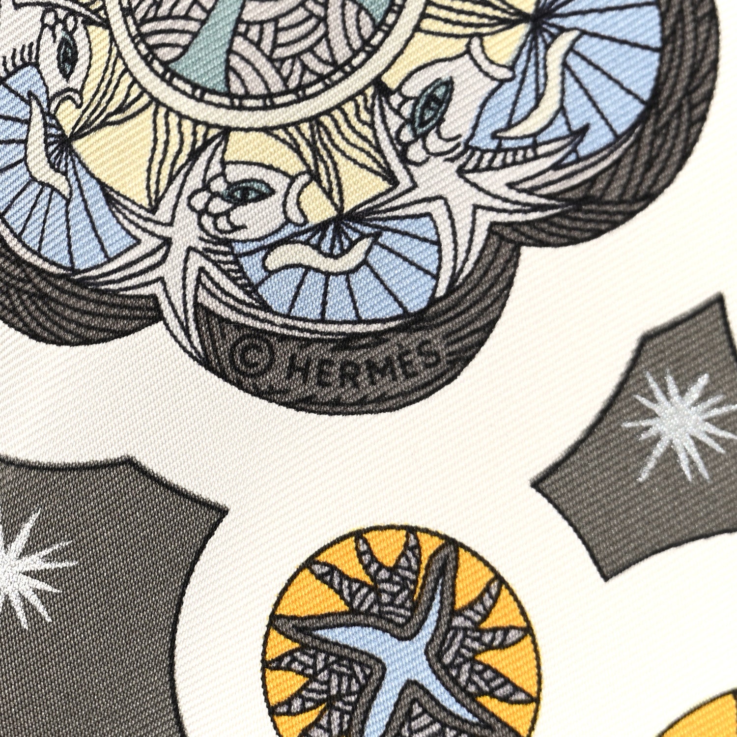 Hermes Silk Le Roy Soleil Scarf 90 3 of 7