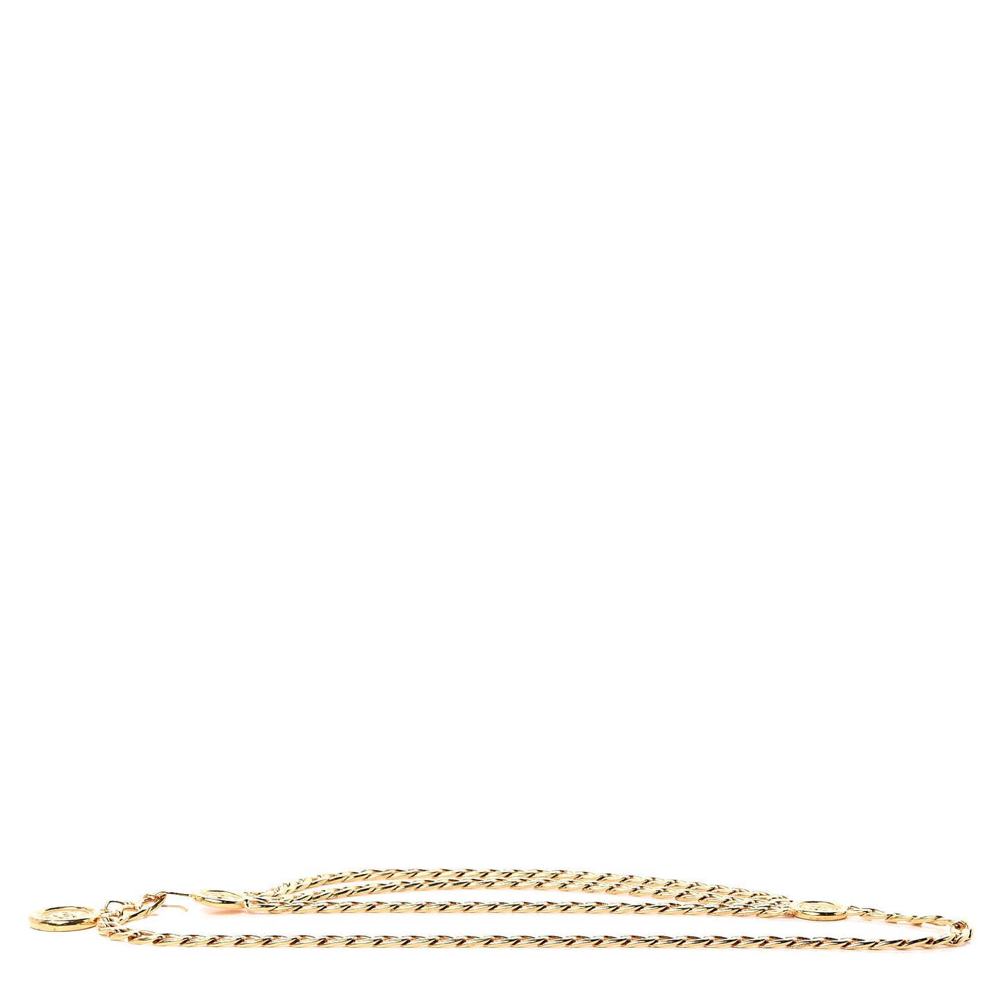 Chain CC 31 Rue Cambon Medallion Belt Gold