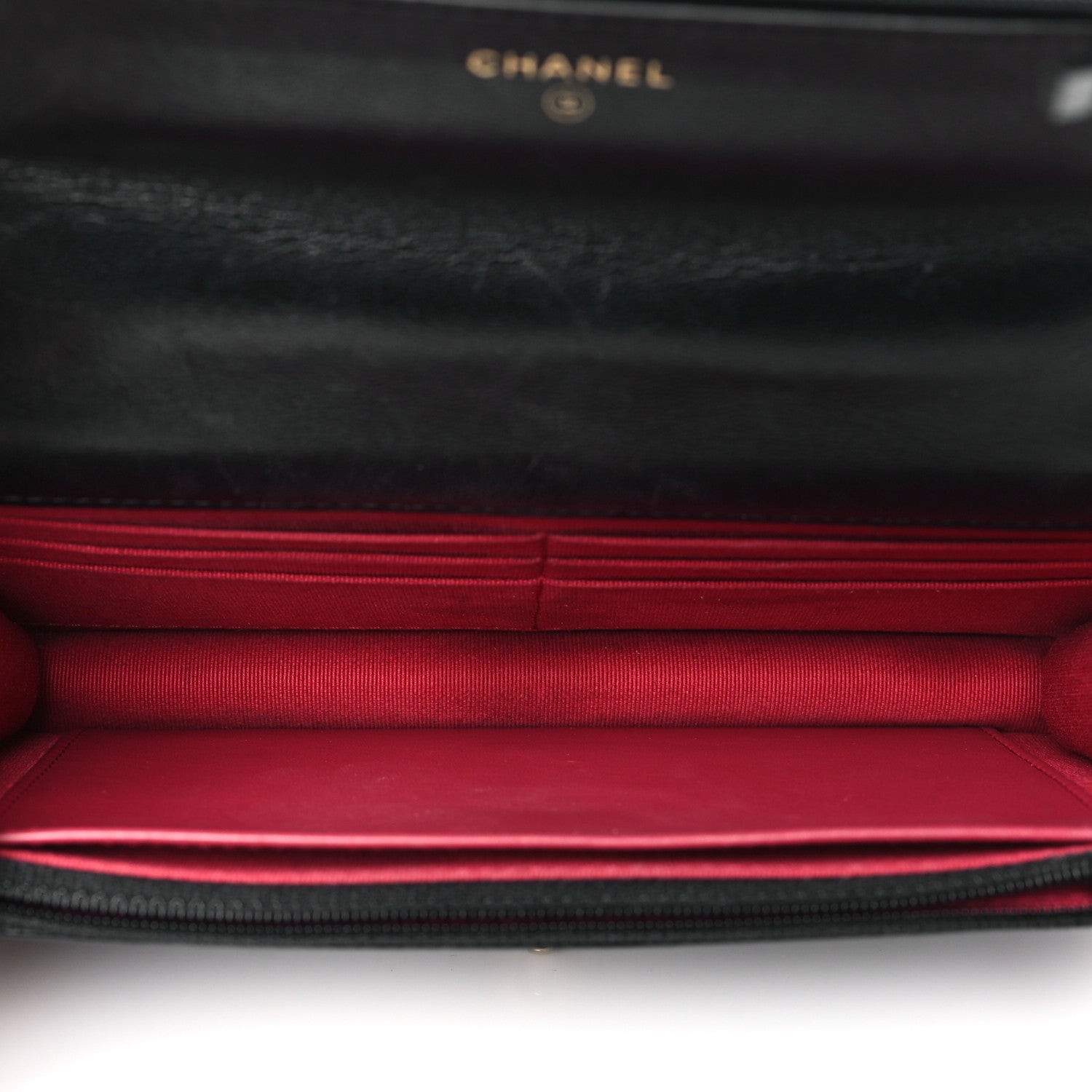 Chanel Lambskin Quilted Chanel 19 Wallet On Chain WOC Black 5 of 12