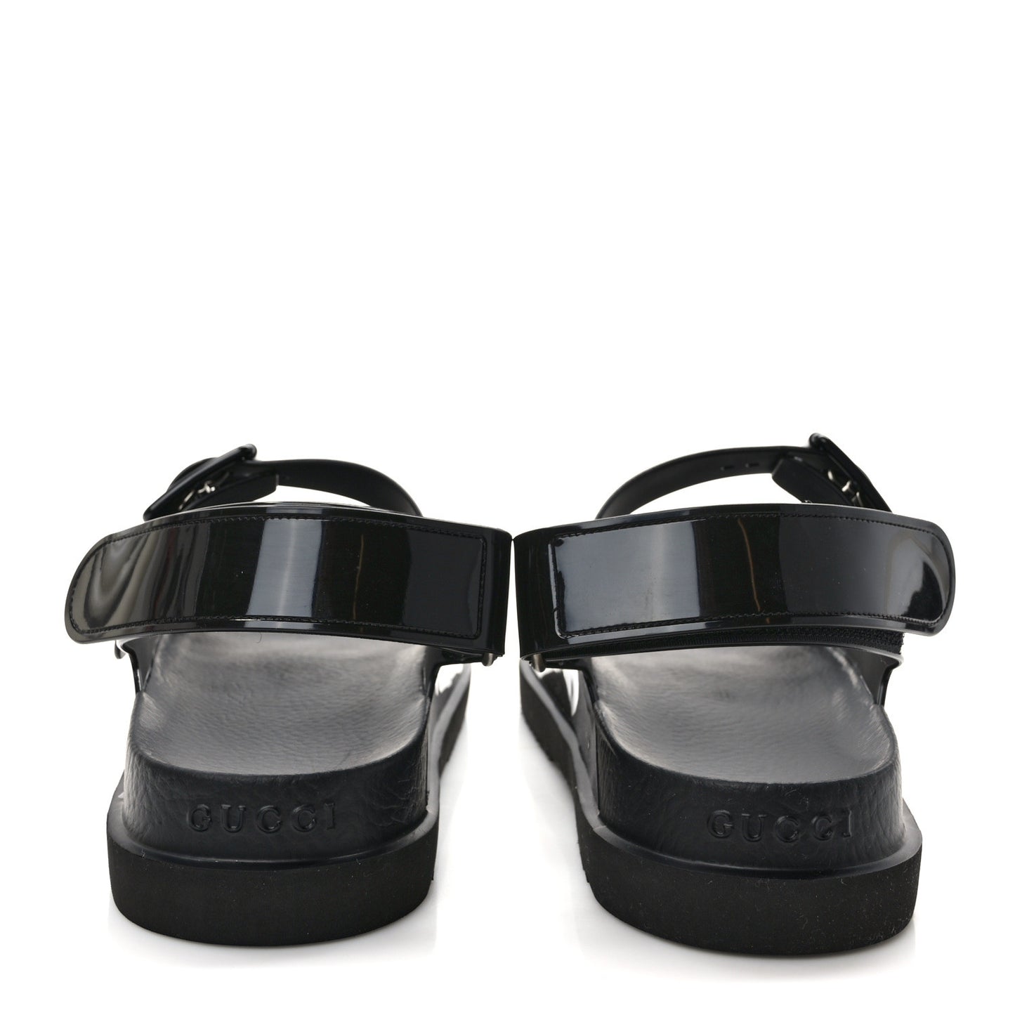 Rubber Mini Double G Womens Isla Dad Sandals 41 Black