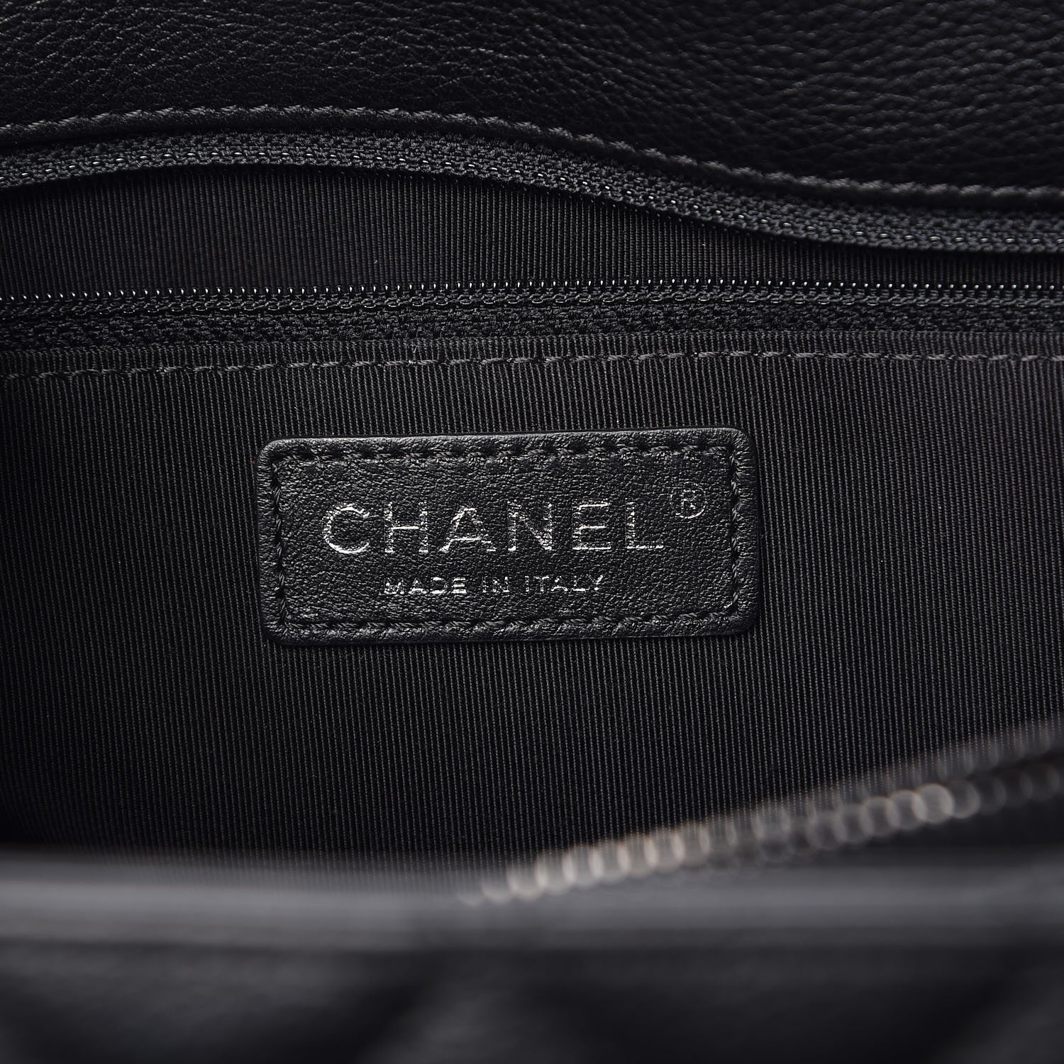 Chanel Caviar Quilted Large Casual Pocket Tote Black 7 of 8