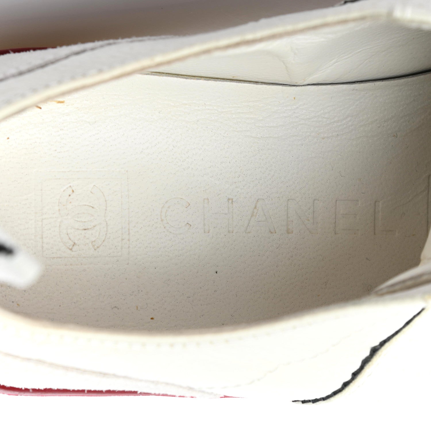 Chanel Calfskin Fringe Golf Tennis 37.5 White 7 of 14