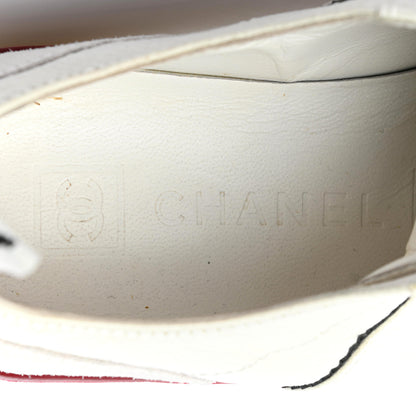 Chanel Calfskin Fringe Golf Tennis 37.5 White 7 of 14