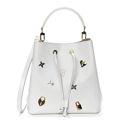 Louis Vuitton Epi Love Lock NeoNoe White 1 of 9