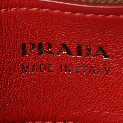 Prada Saffiano Cuir Medium Double Bag Caramel 7 of 7