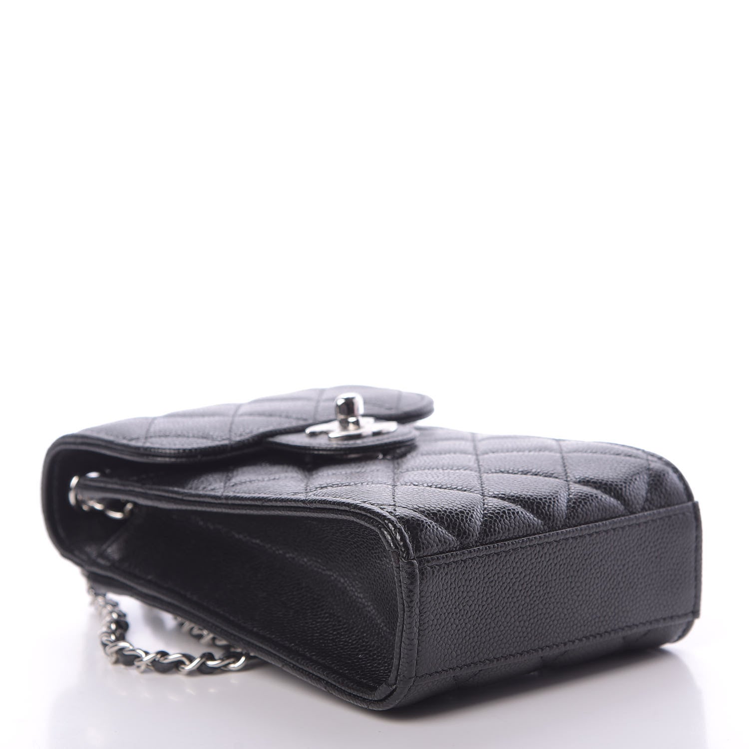 Chanel Caviar Quilted Classic Phone Holder Black 4 of 12
